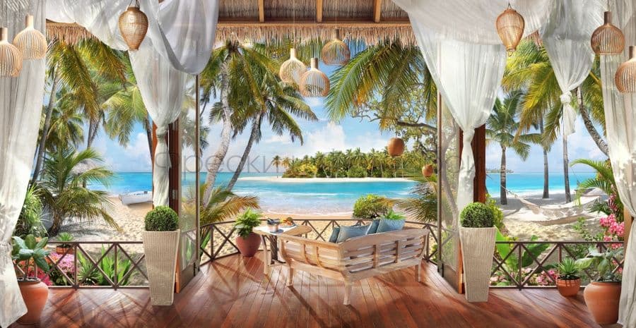 Terrace Near A Gulf