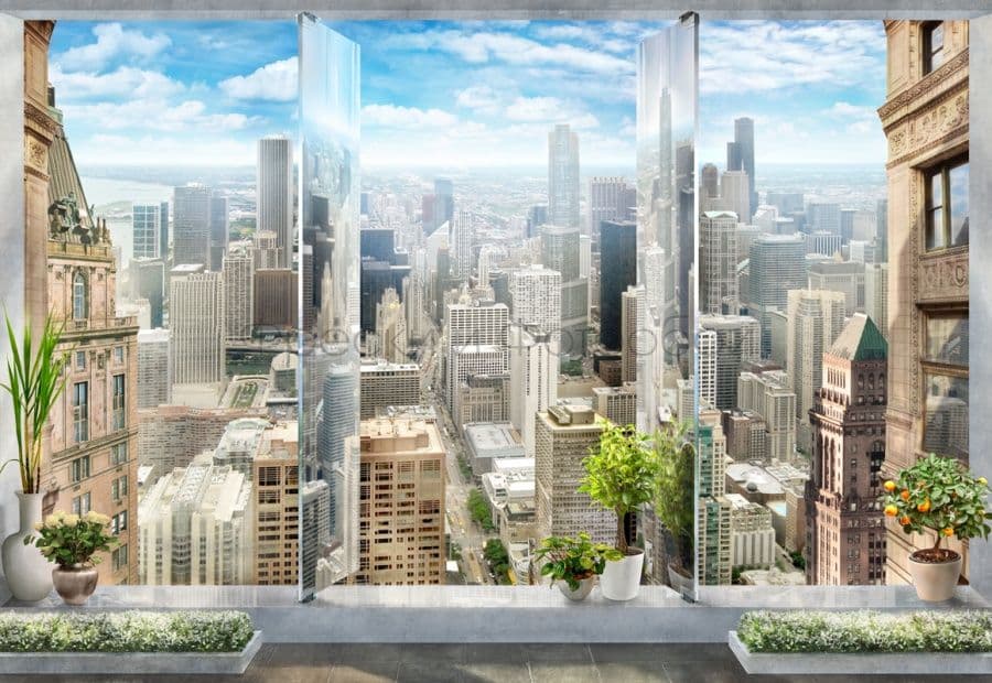 View Of A Big City