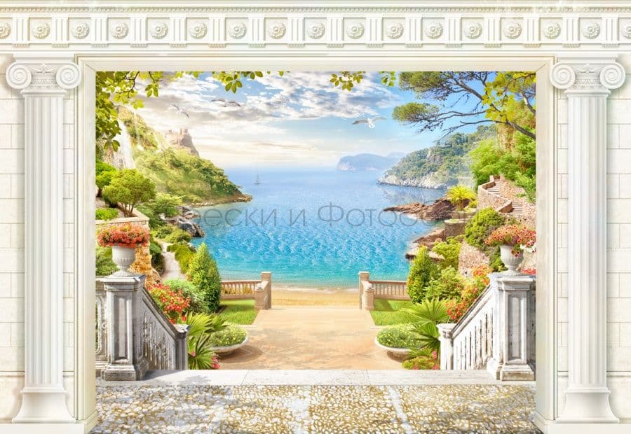 Bay View From A Terrace