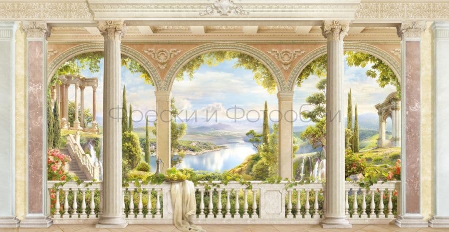 Lake View From A Balcony