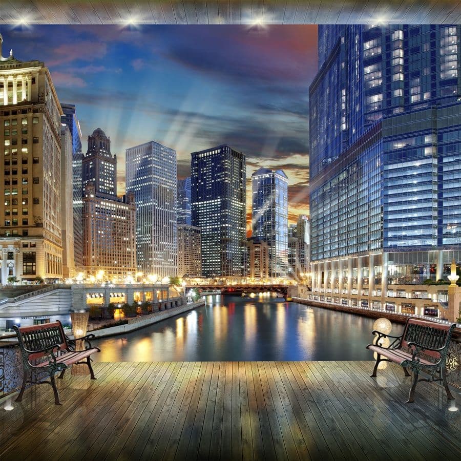 Skyscrapers By Night