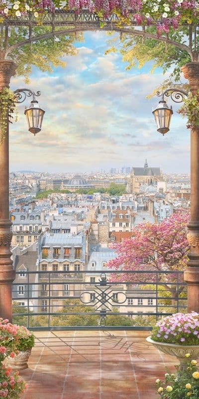 City View From A Balcony