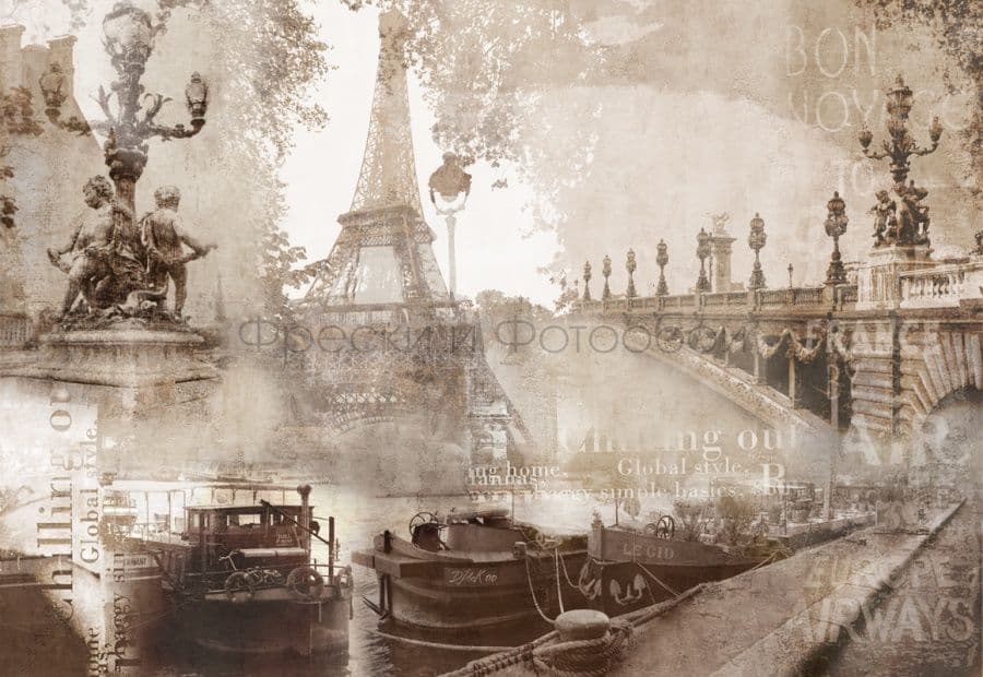 Collage Of Paris
