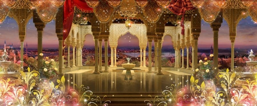 Evening Panoramic Oriental View