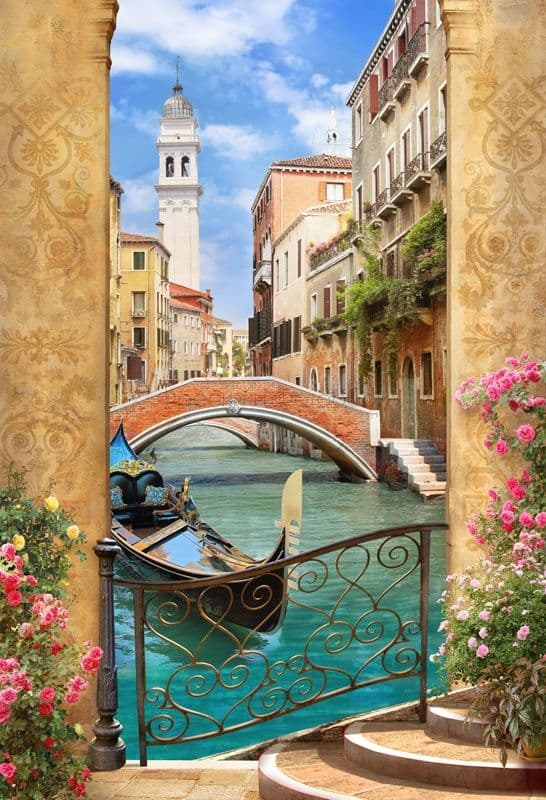 Gondolas On A Canal