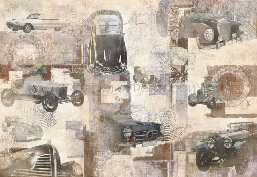 Collage With Cars