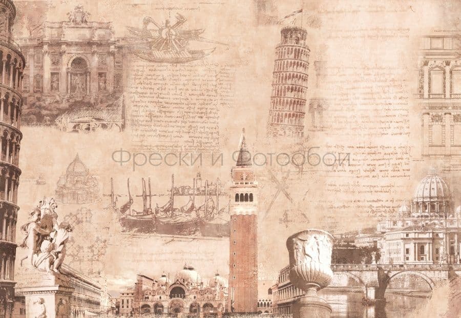 Italian Graphic Collage