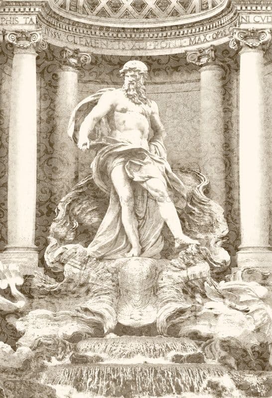 Roman Trevi Fountain