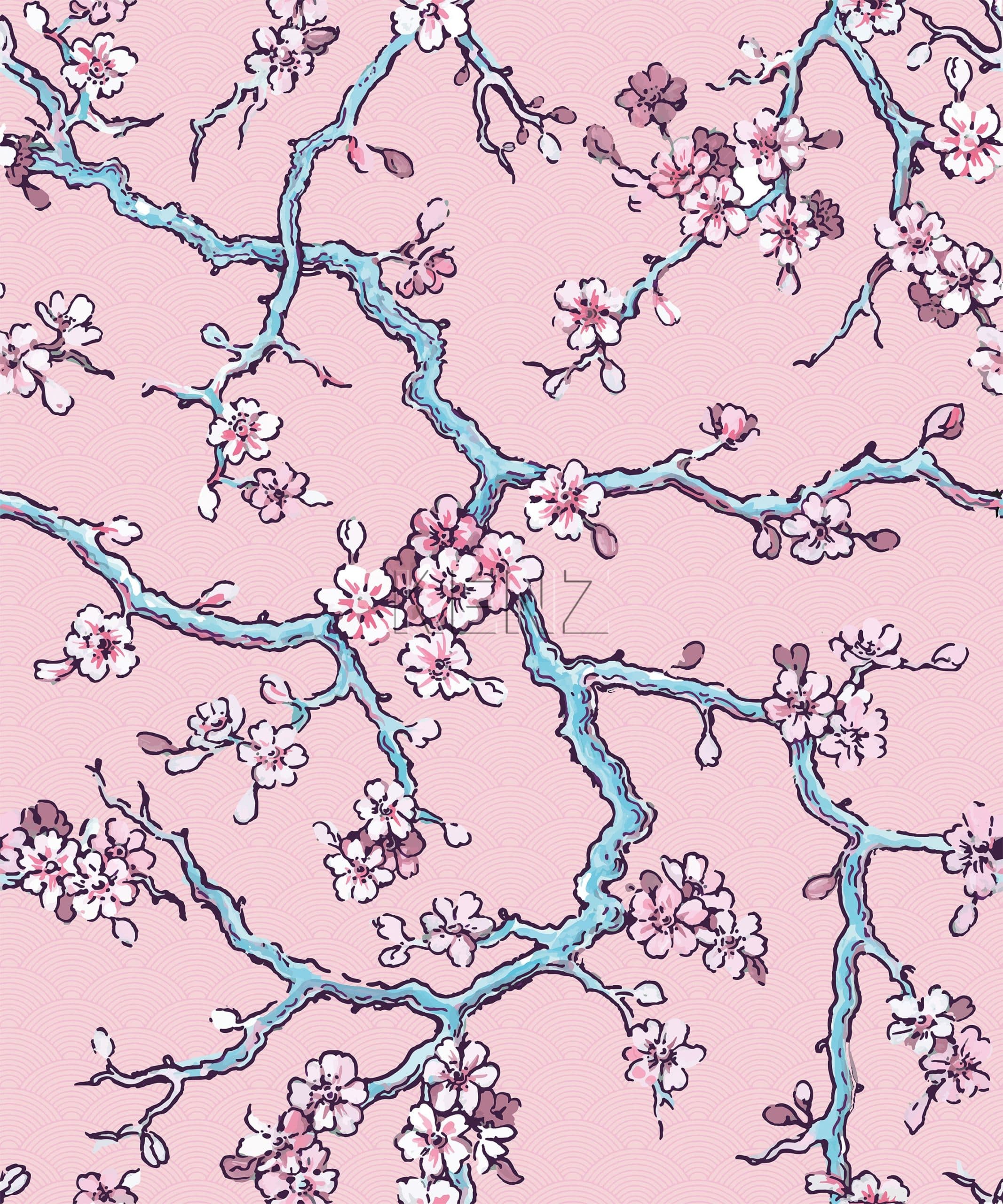 Paravent des Amandiers Pompadour Pink