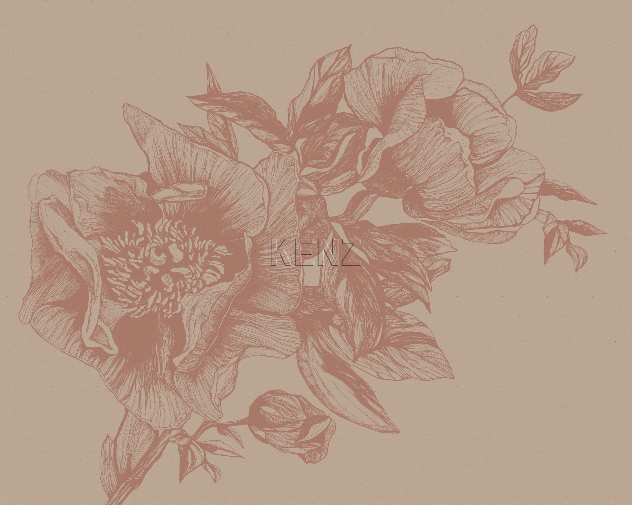 Giant Peonies Nude