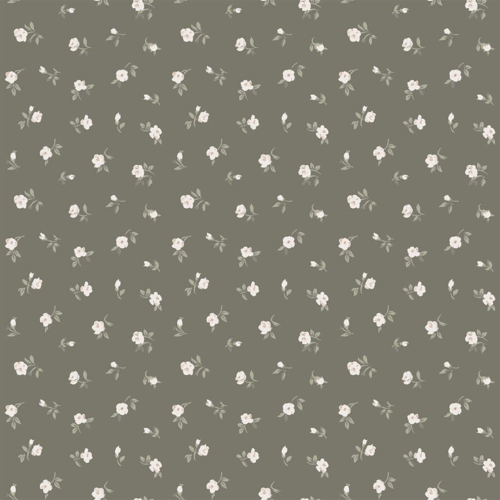 wallpaper flowers brown and light pink 139238