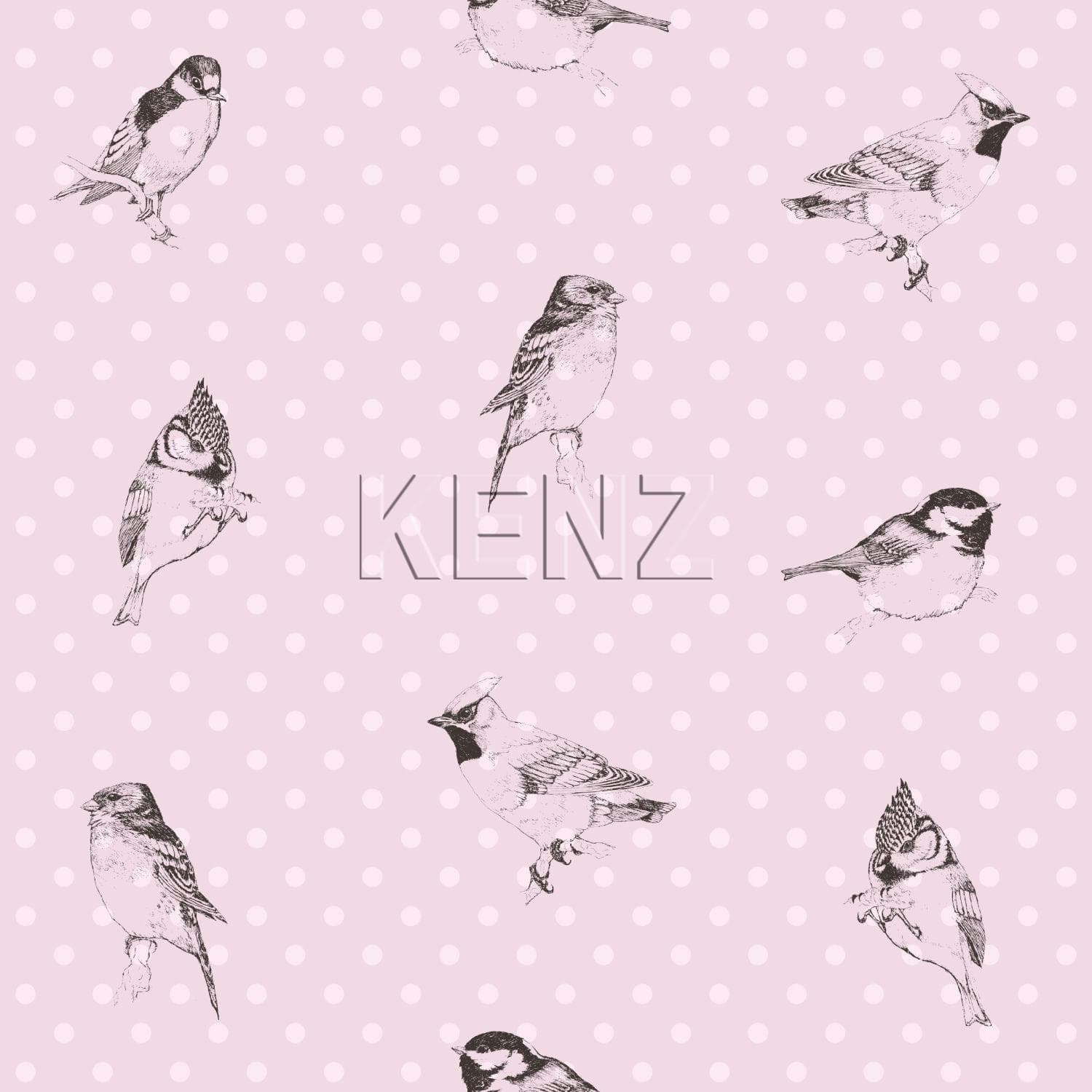 wallpaper birds soft pink 115747