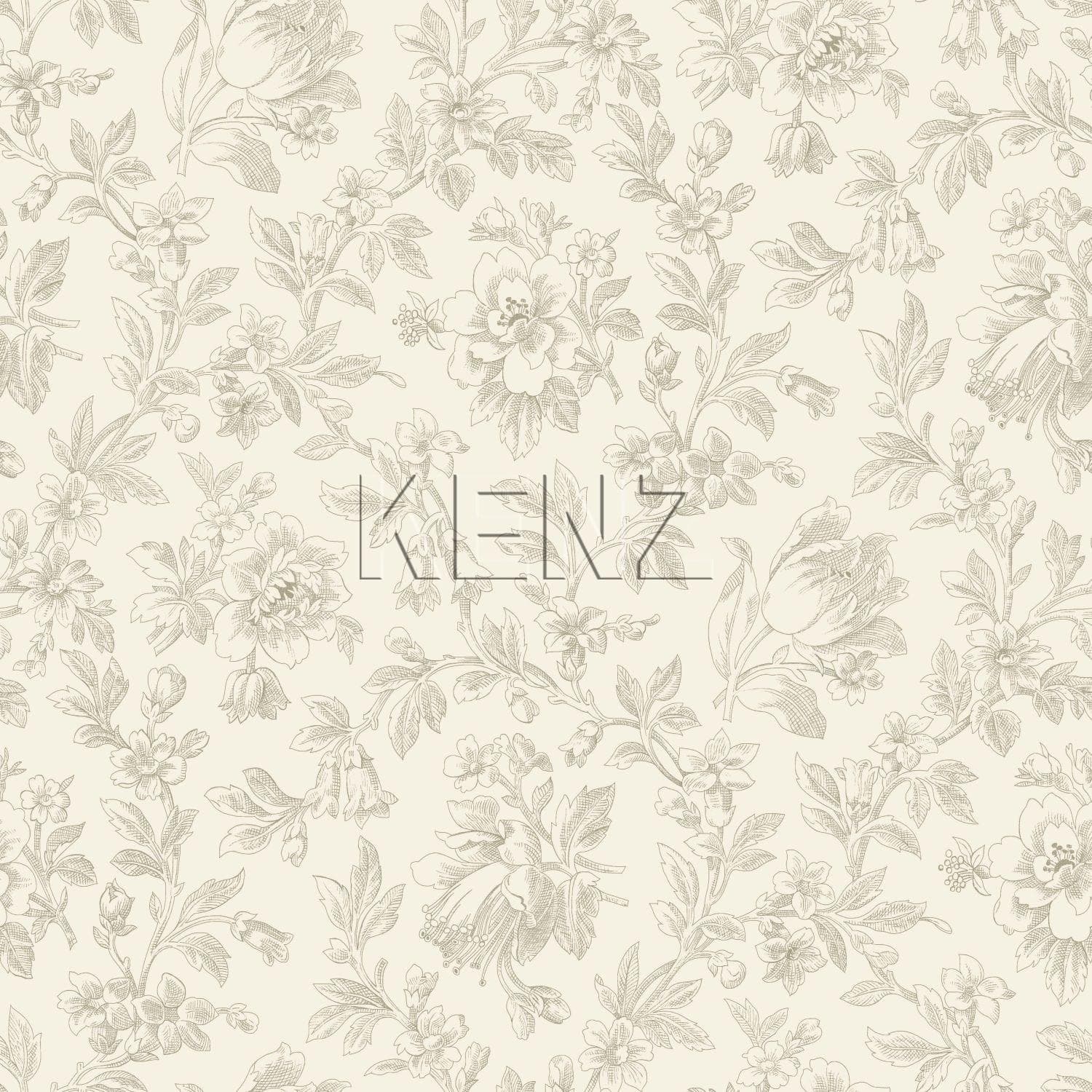wallpaper elegant flowers brown 127626