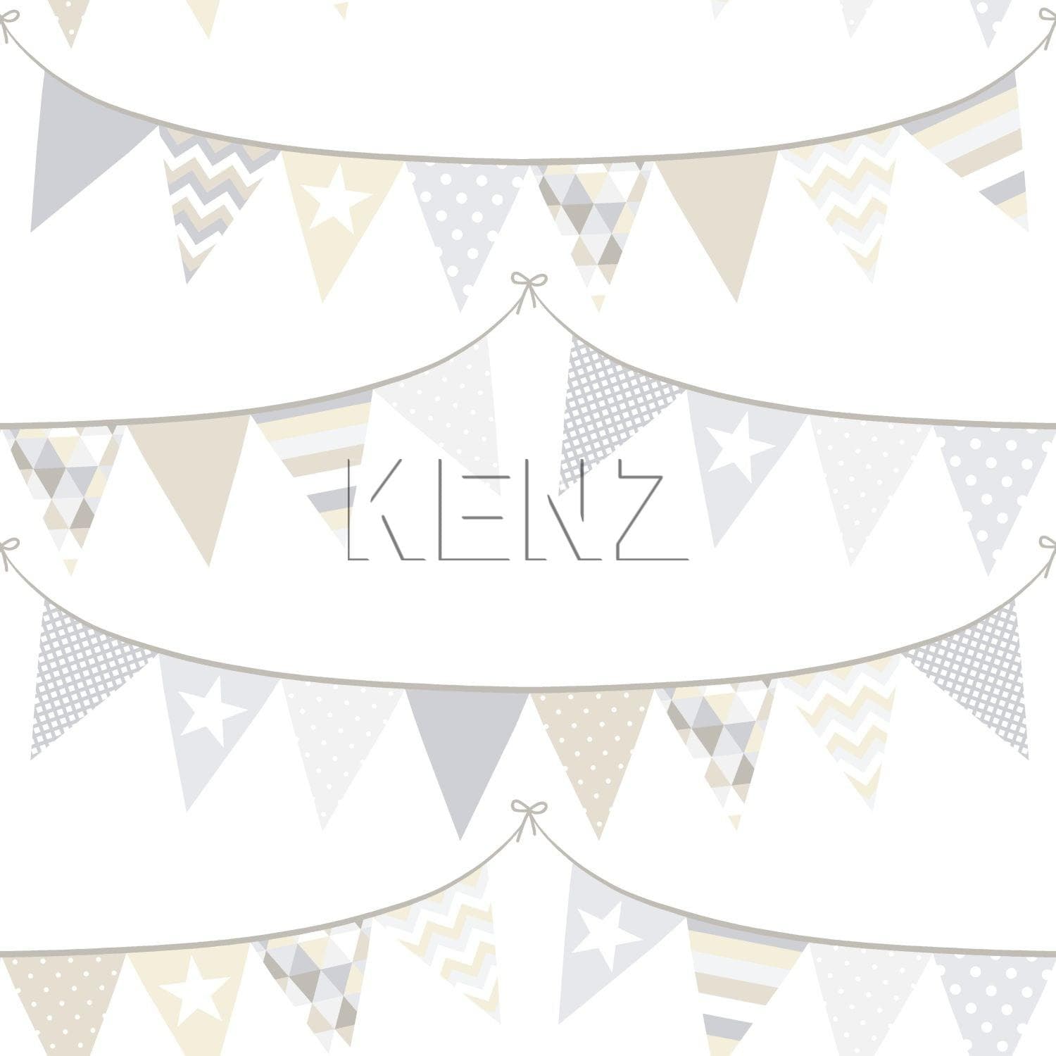 wallpaper flags light grey, beige and glossy white 128709