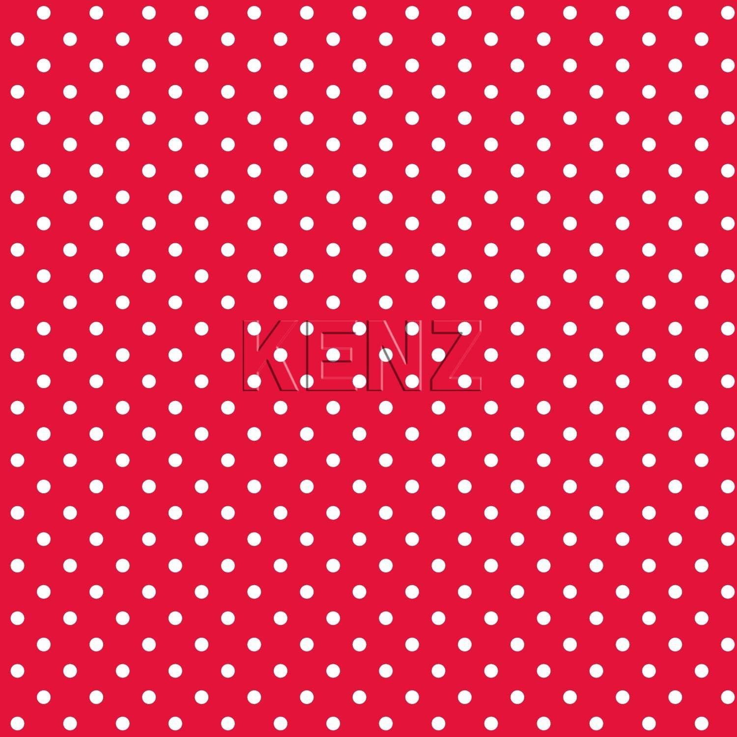 wallpaper small dots red and white 137004