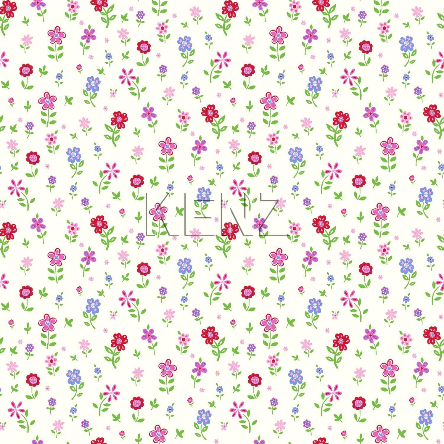 wallpaper flowers multicolor 137319