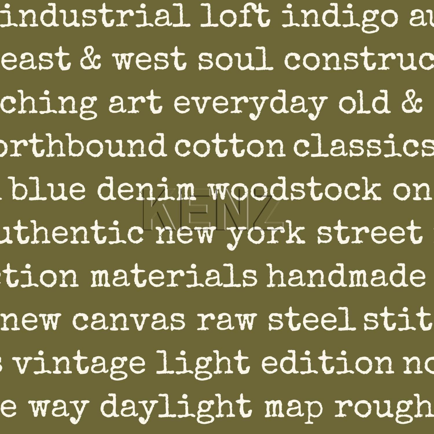wallpaper city talk text olive green 137705