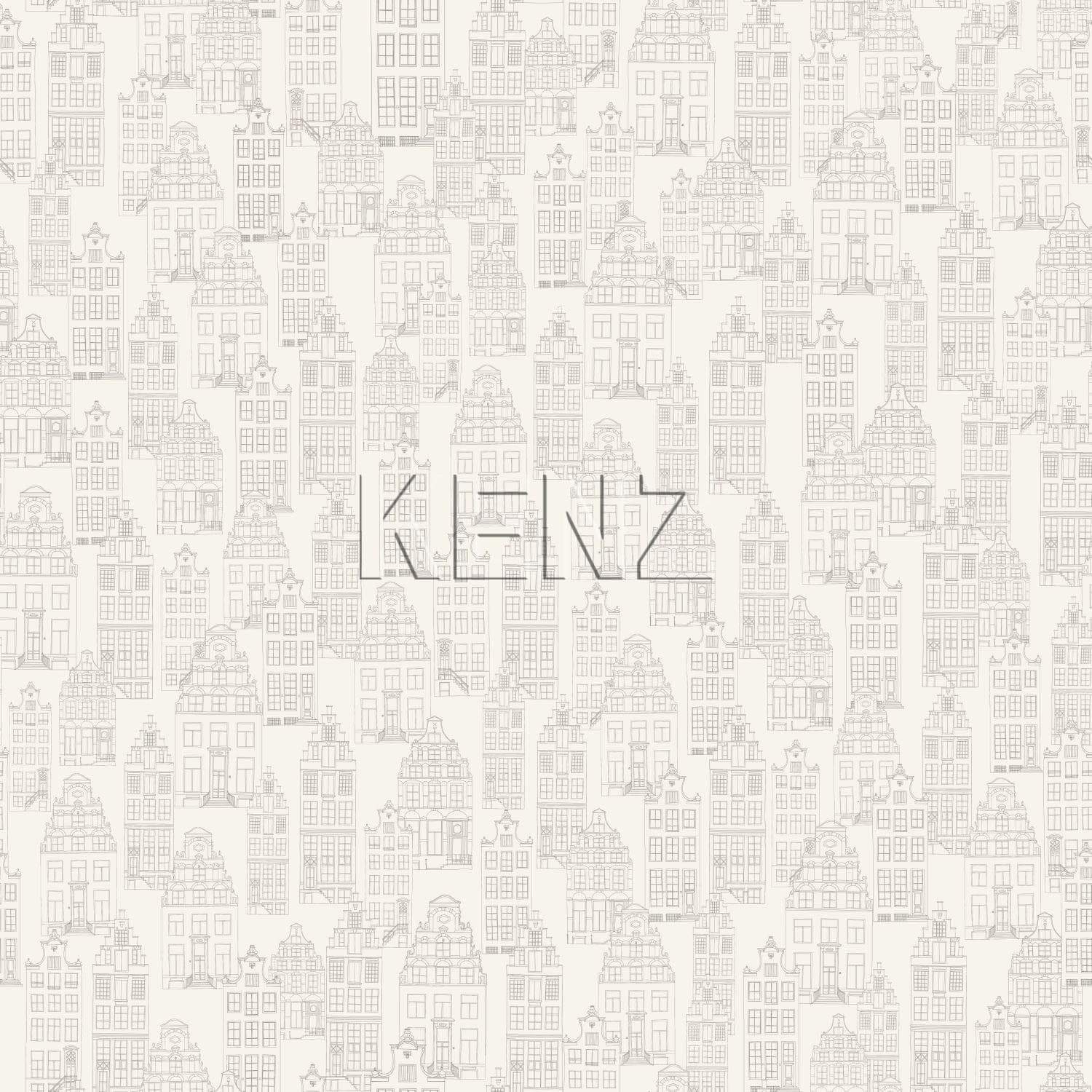 wallpaper Amsterdam houses silver 137710
