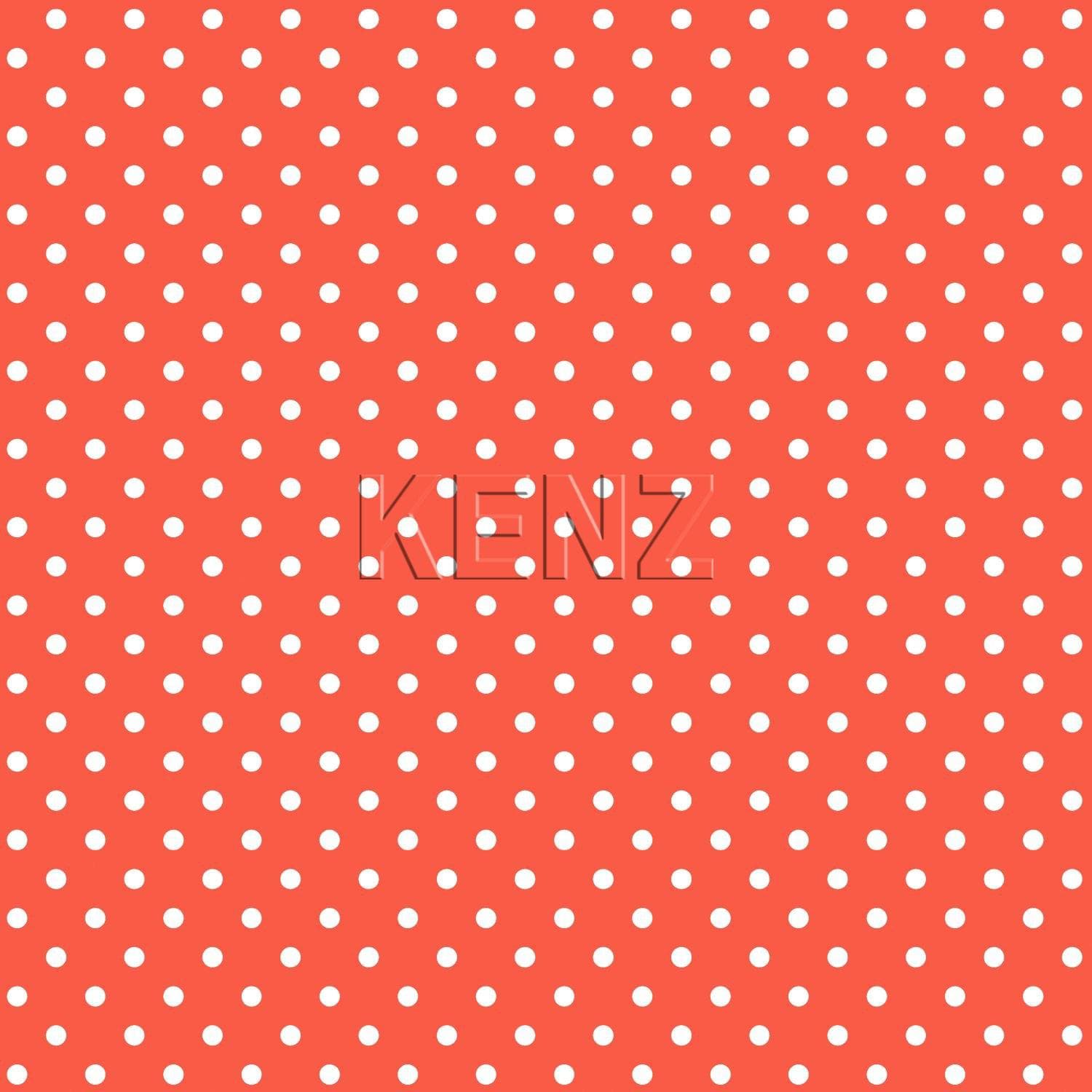 wallpaper small dots coral red 138101