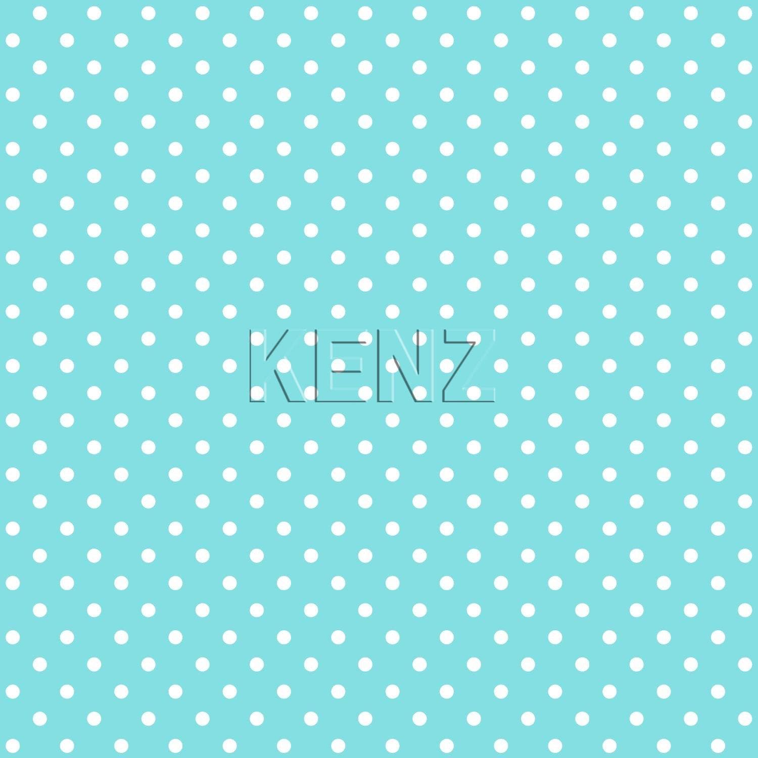 wallpaper small dots turquoise 138102