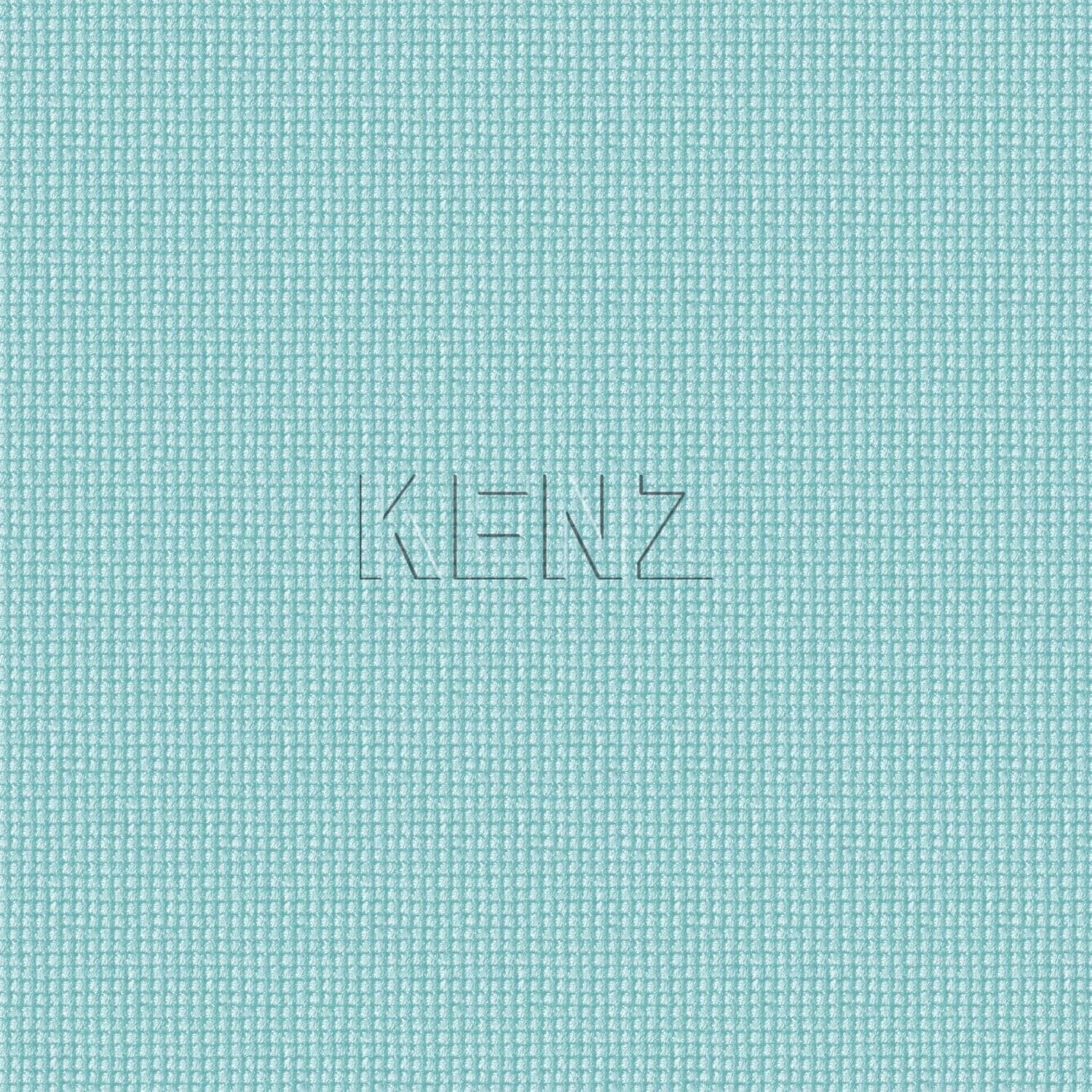 wallpaper embroidered motif turquoise 138131