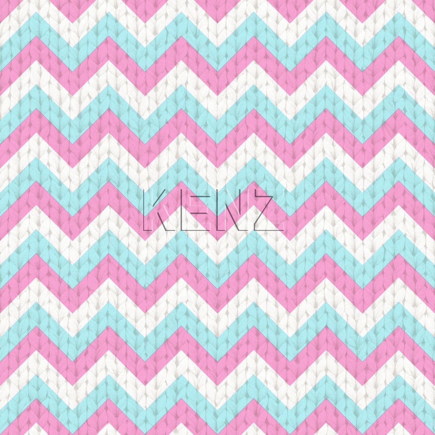 wallpaper zigzag motif turquoise and pink 138136