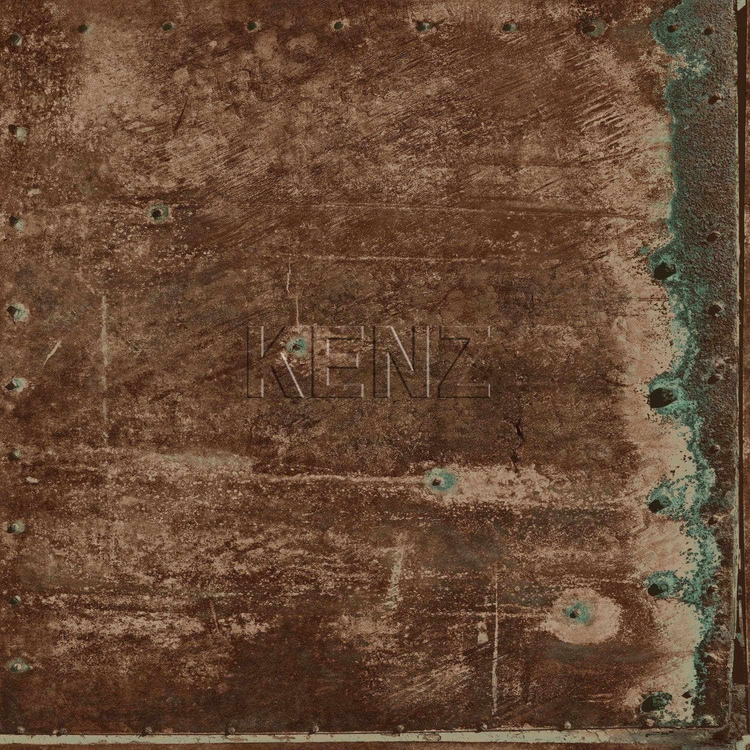 wallpaper metal sheets rust brown 138221
