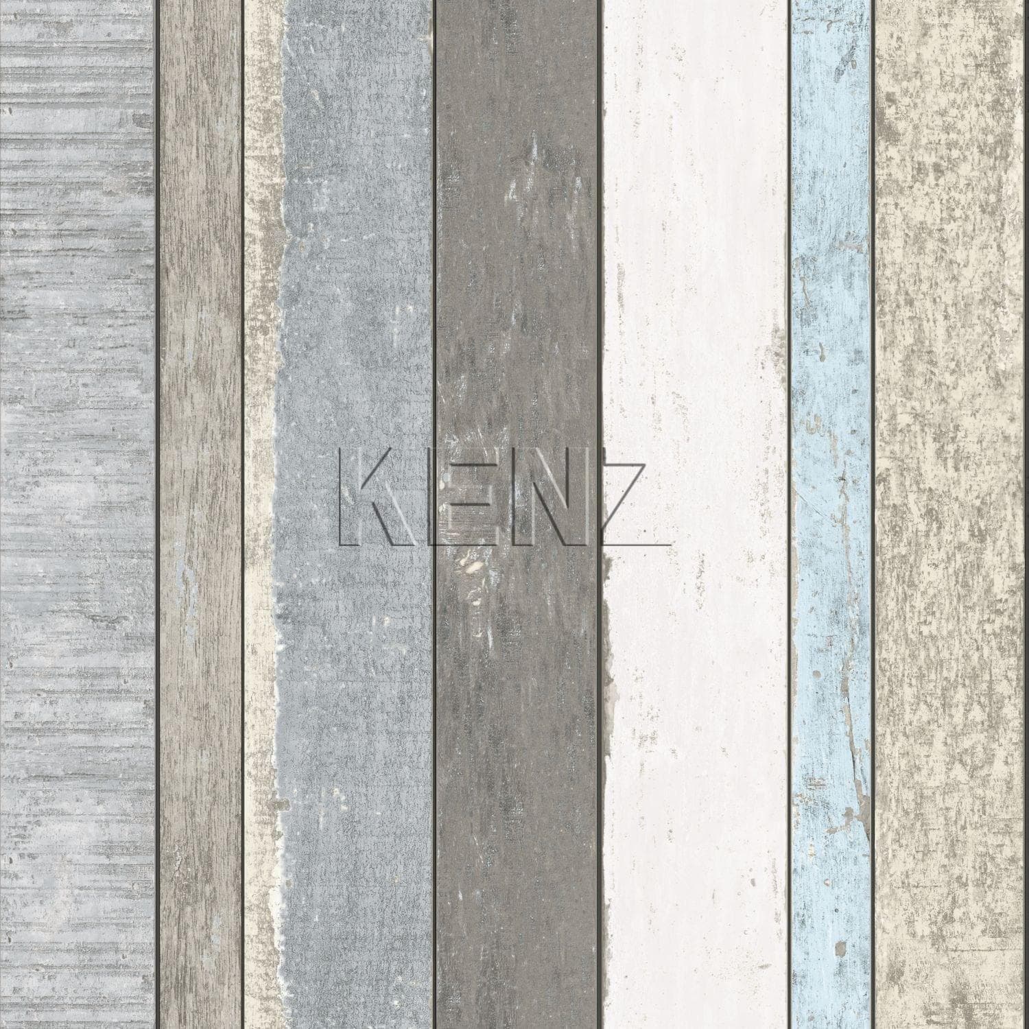 wallpaper wooden planks gray and light blue 138250