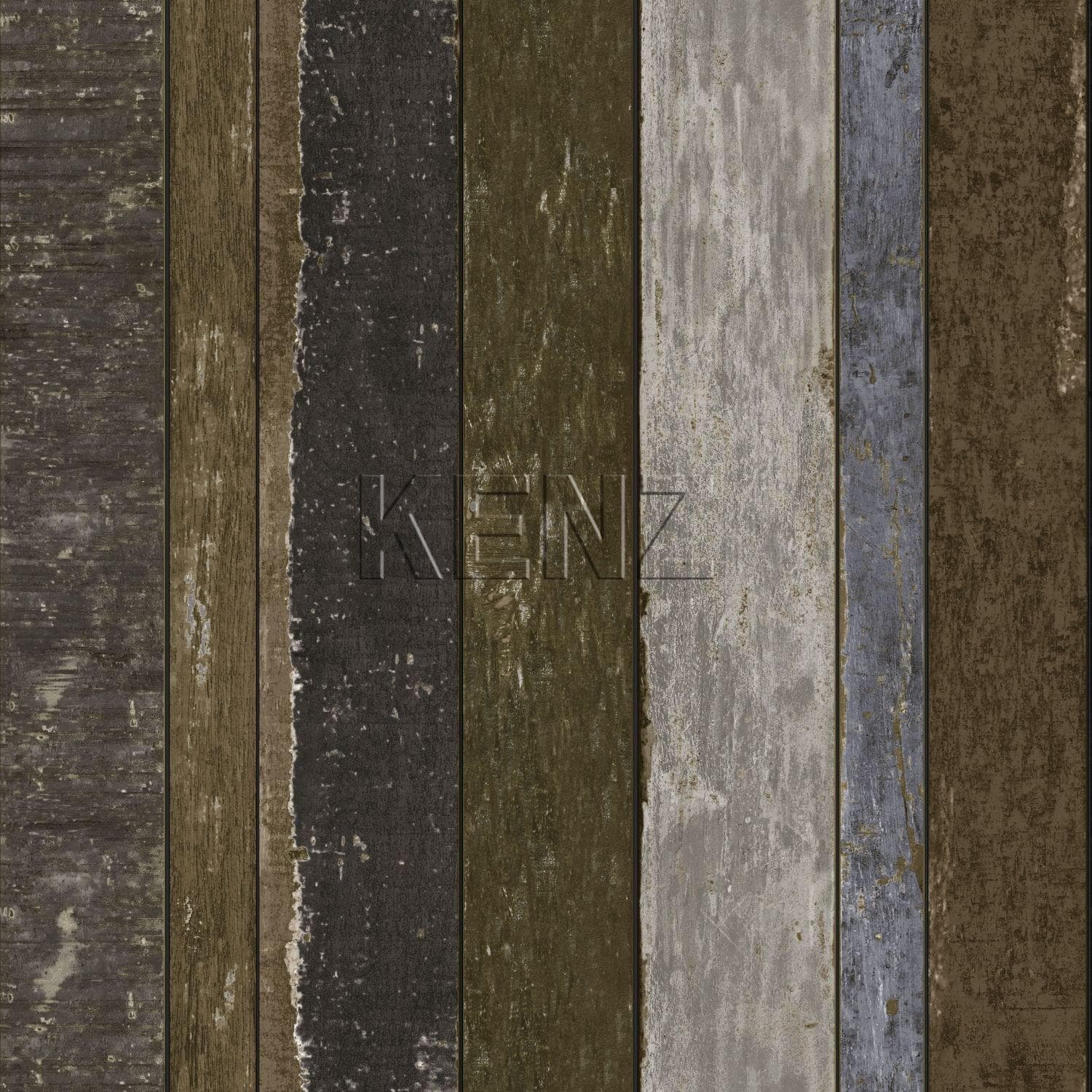 wallpaper wooden planks blue 138254