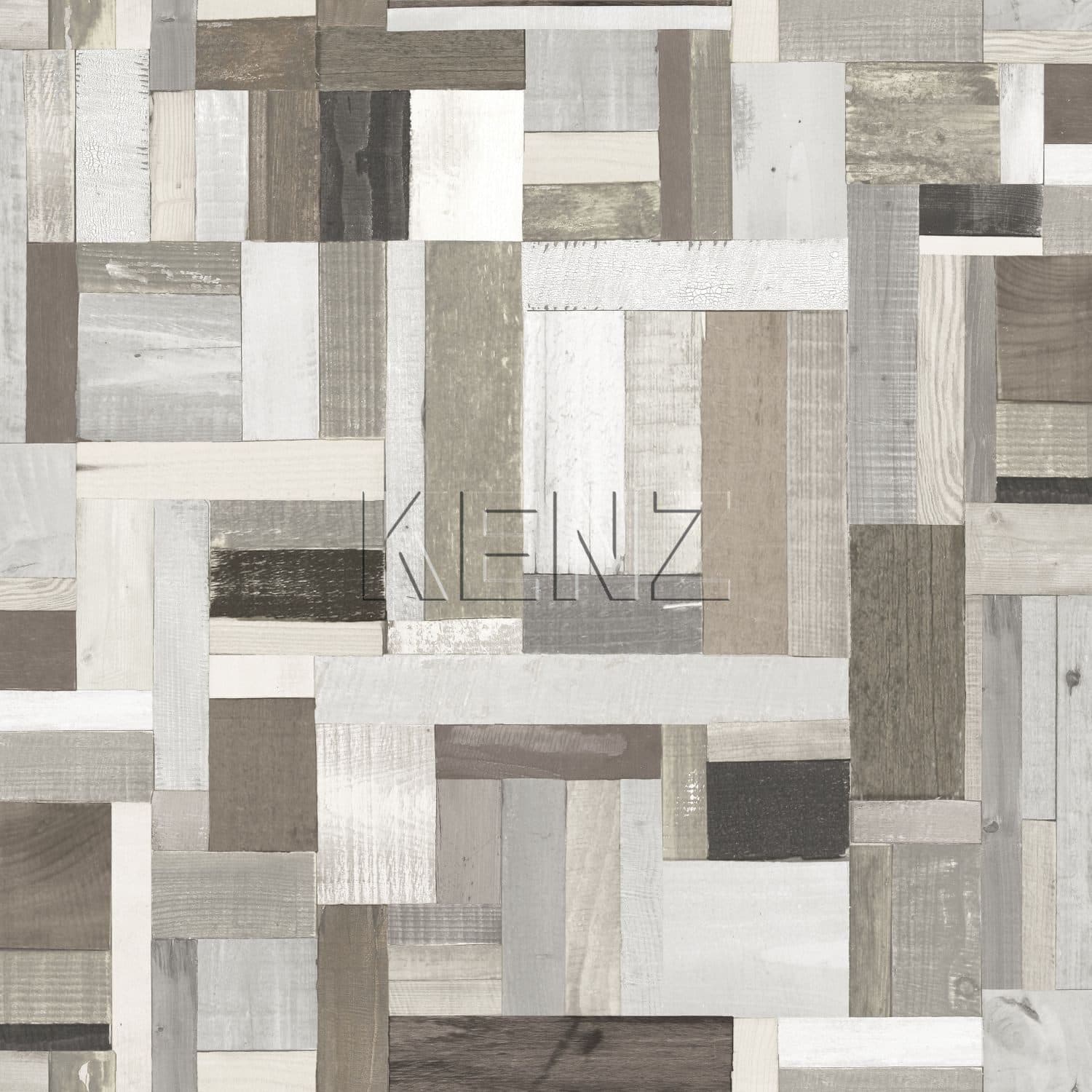 wallpaper scrap wood beige and taupe 138513