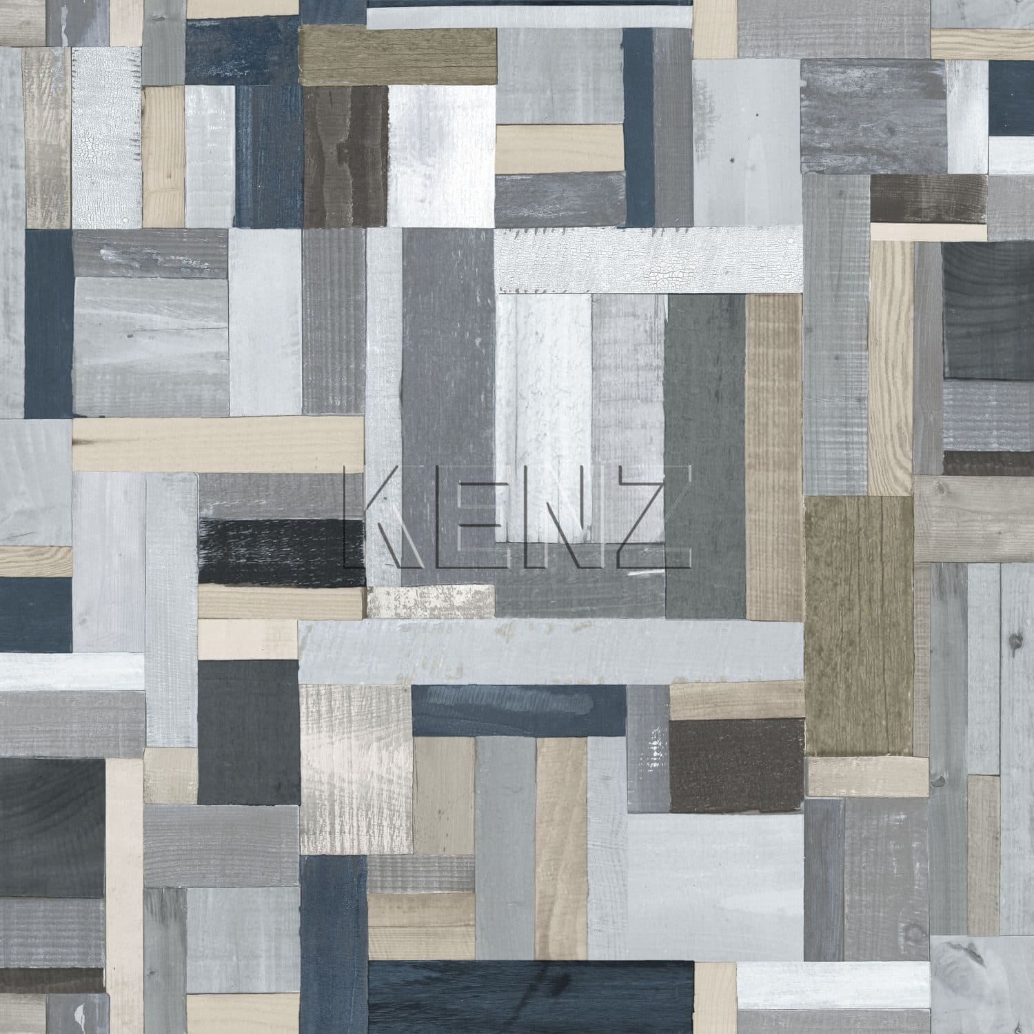 wallpaper scrap wood gray 138516