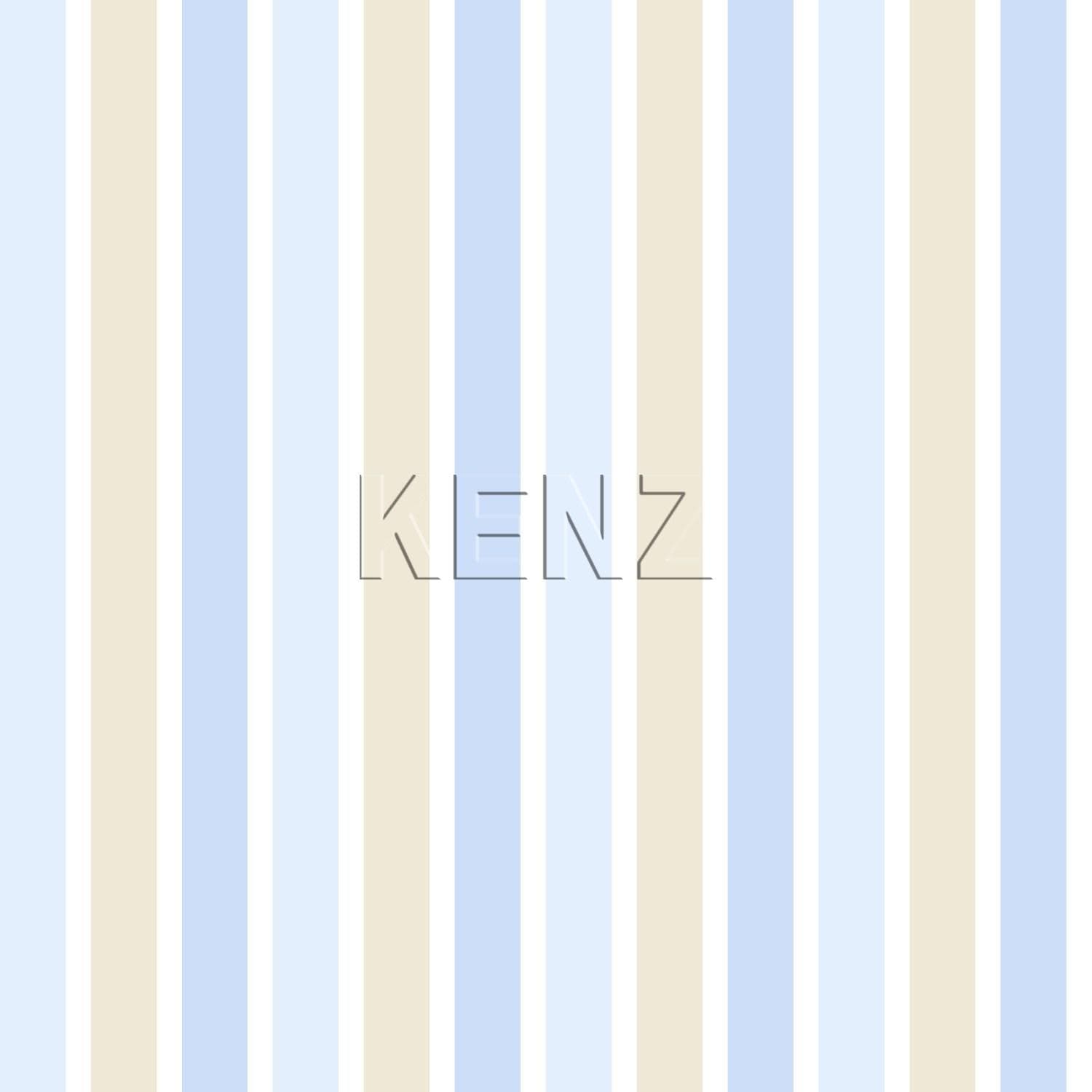 wallpaper vertical stripes light blue, beige and white 138702