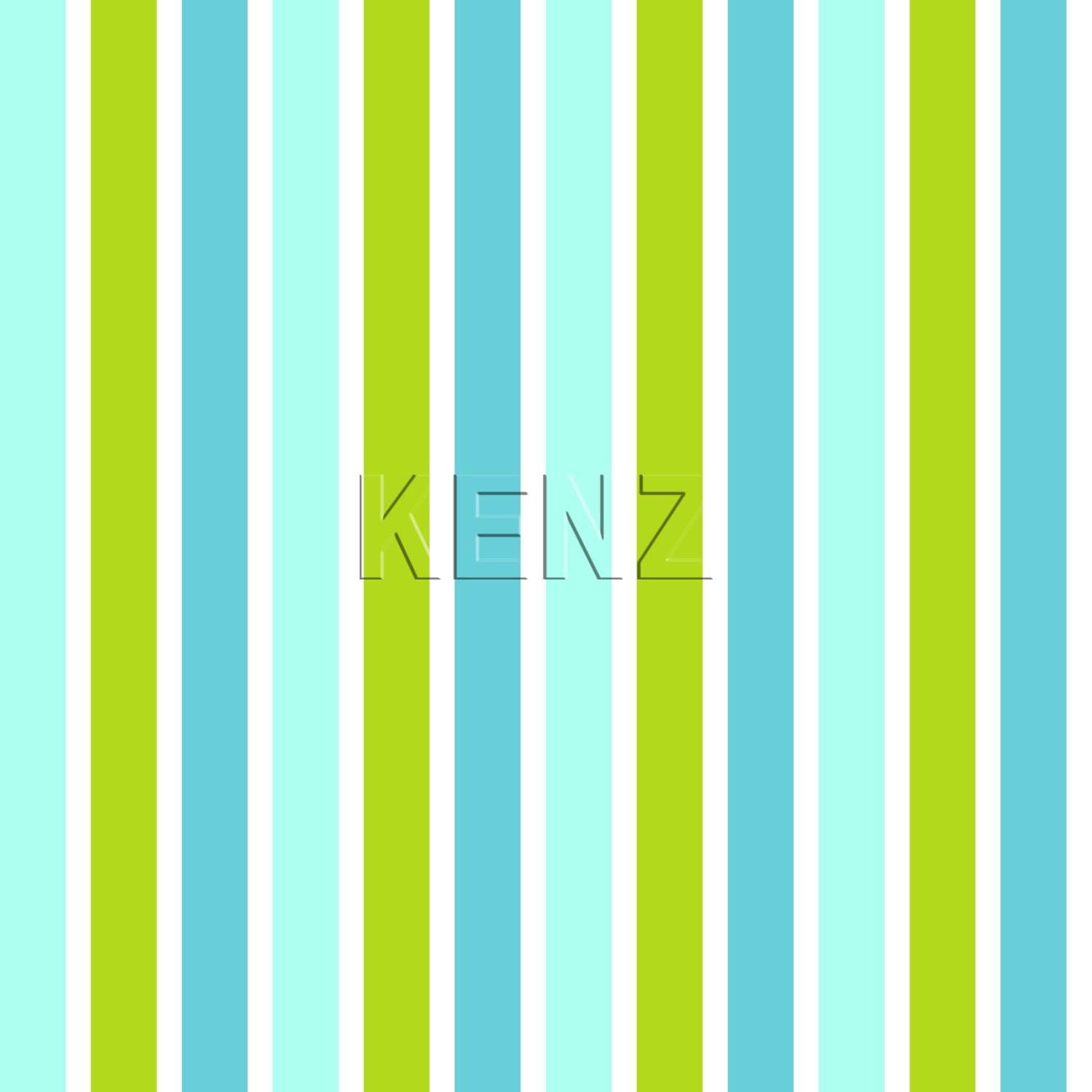 wallpaper vertical stripes turquoise, lime green and white 138703