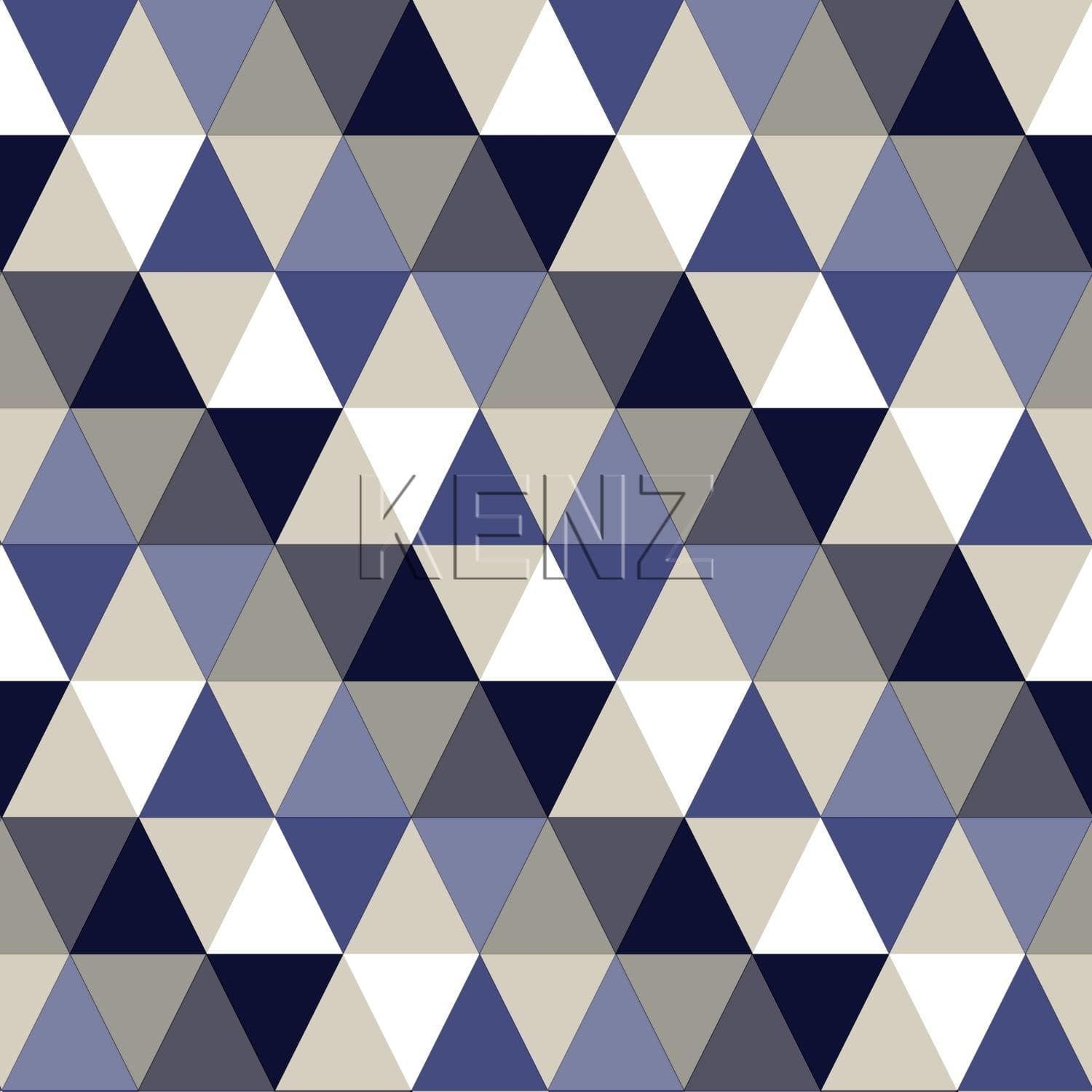 wallpaper triangles dark blue, gray and beige 138716