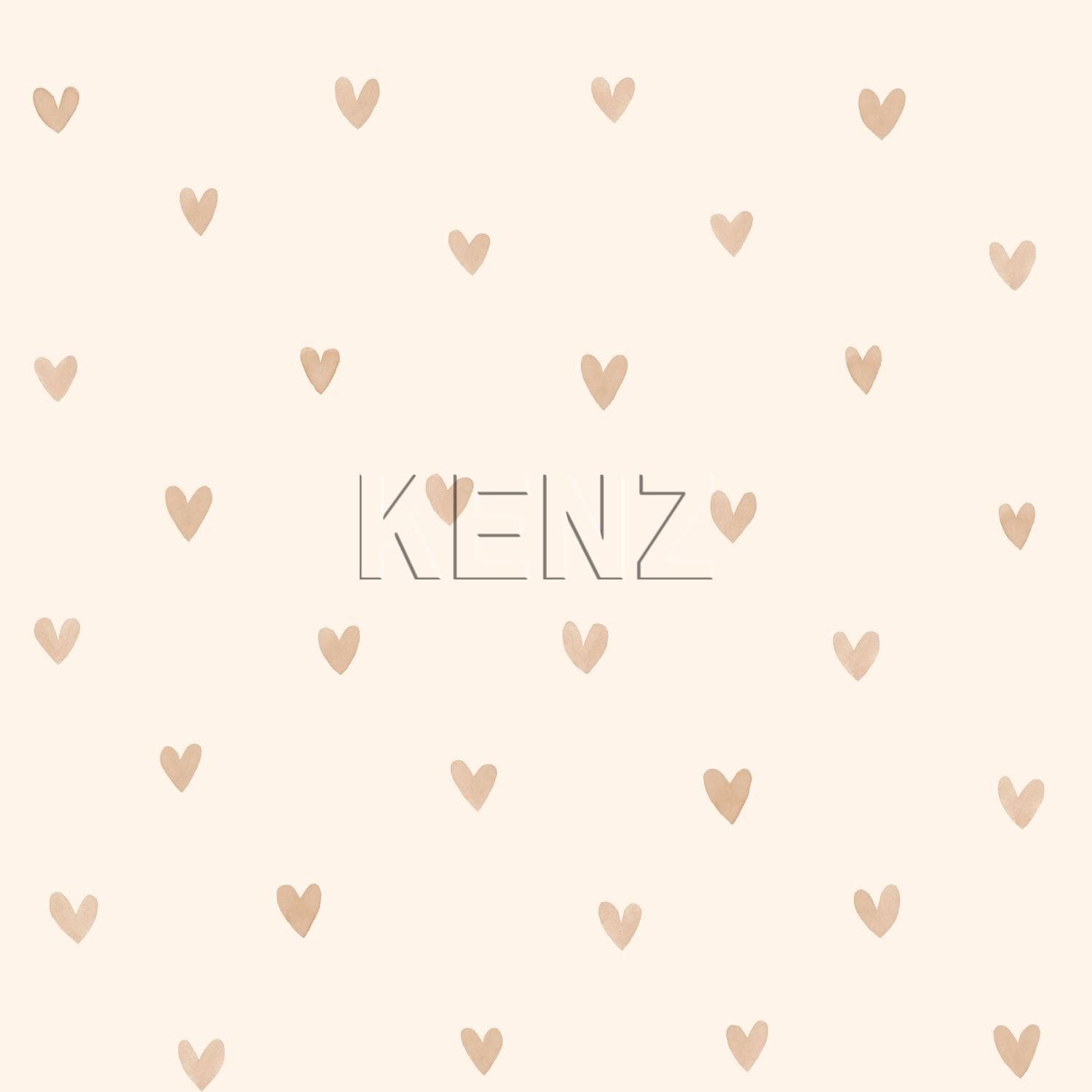 wallpaper hearts shiny gold and beige 138865