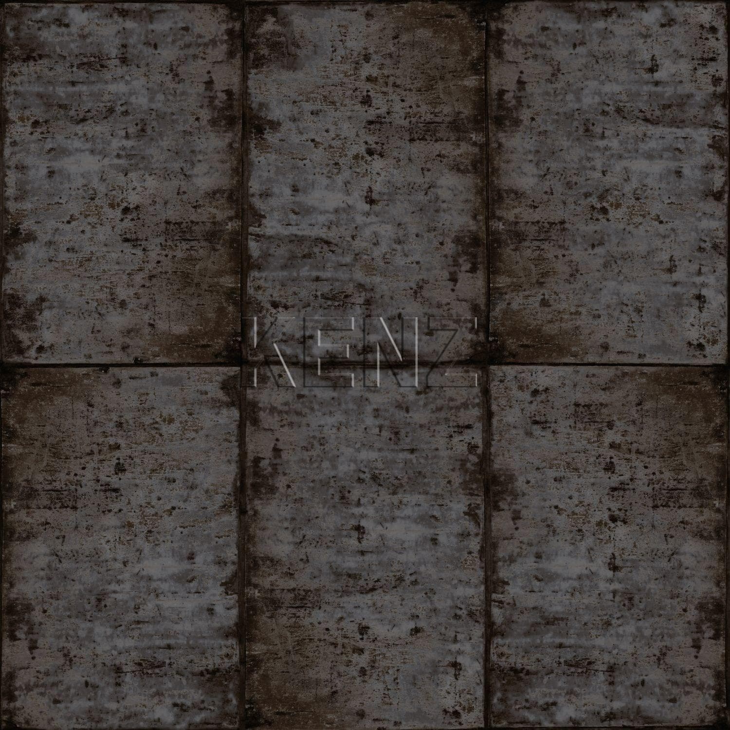 wallpaper zinc plates brown black and gray 138880