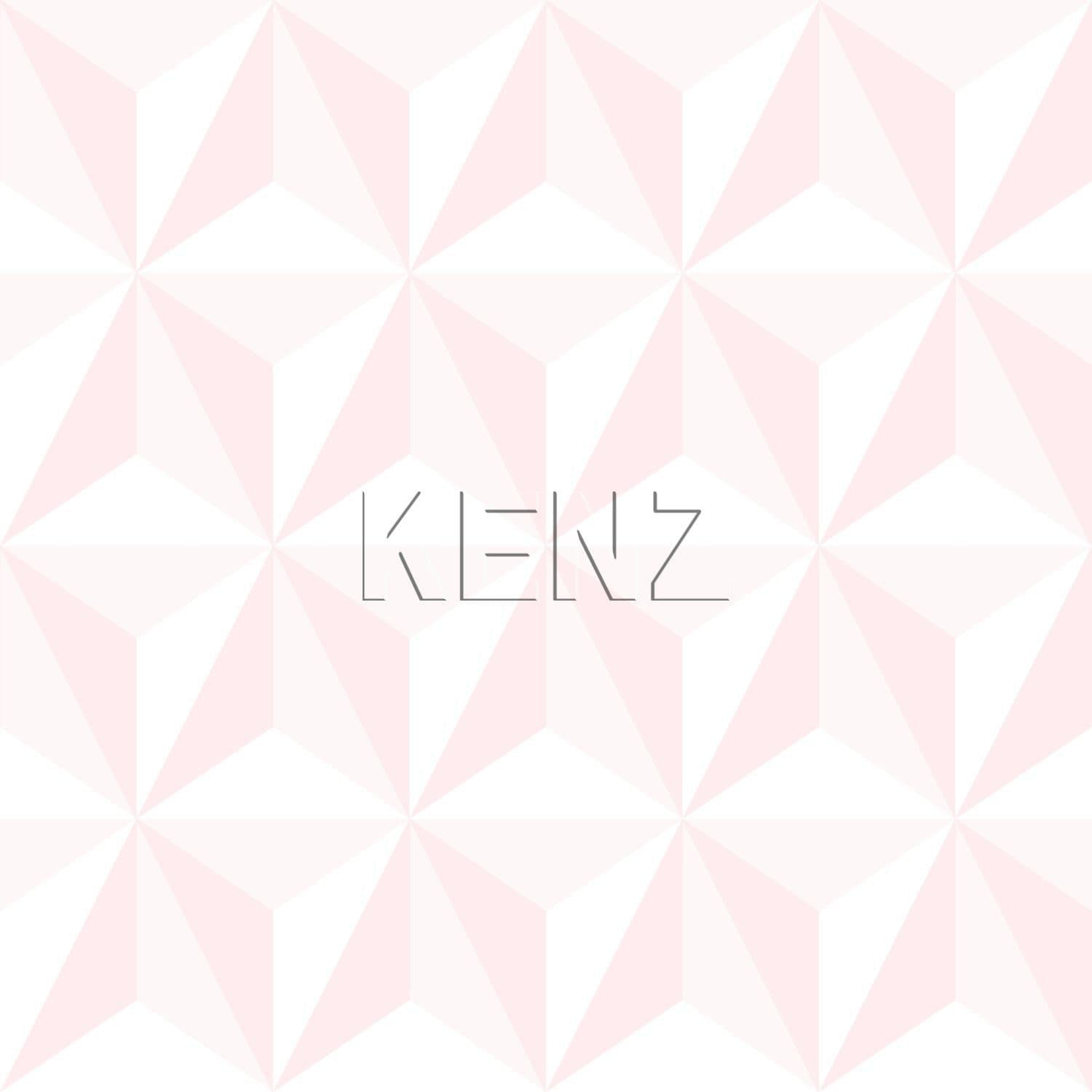 wallpaper graphic 3D motif light pink 138911