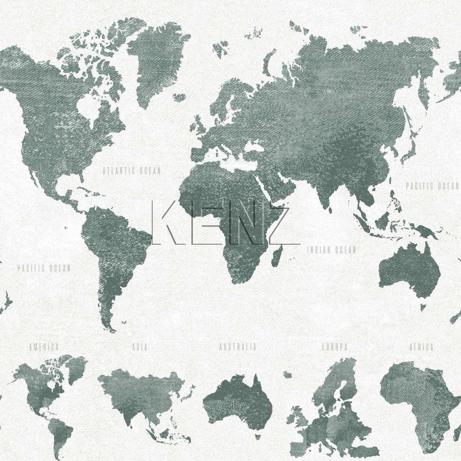 wallpaper vintage world maps greyish green 138971