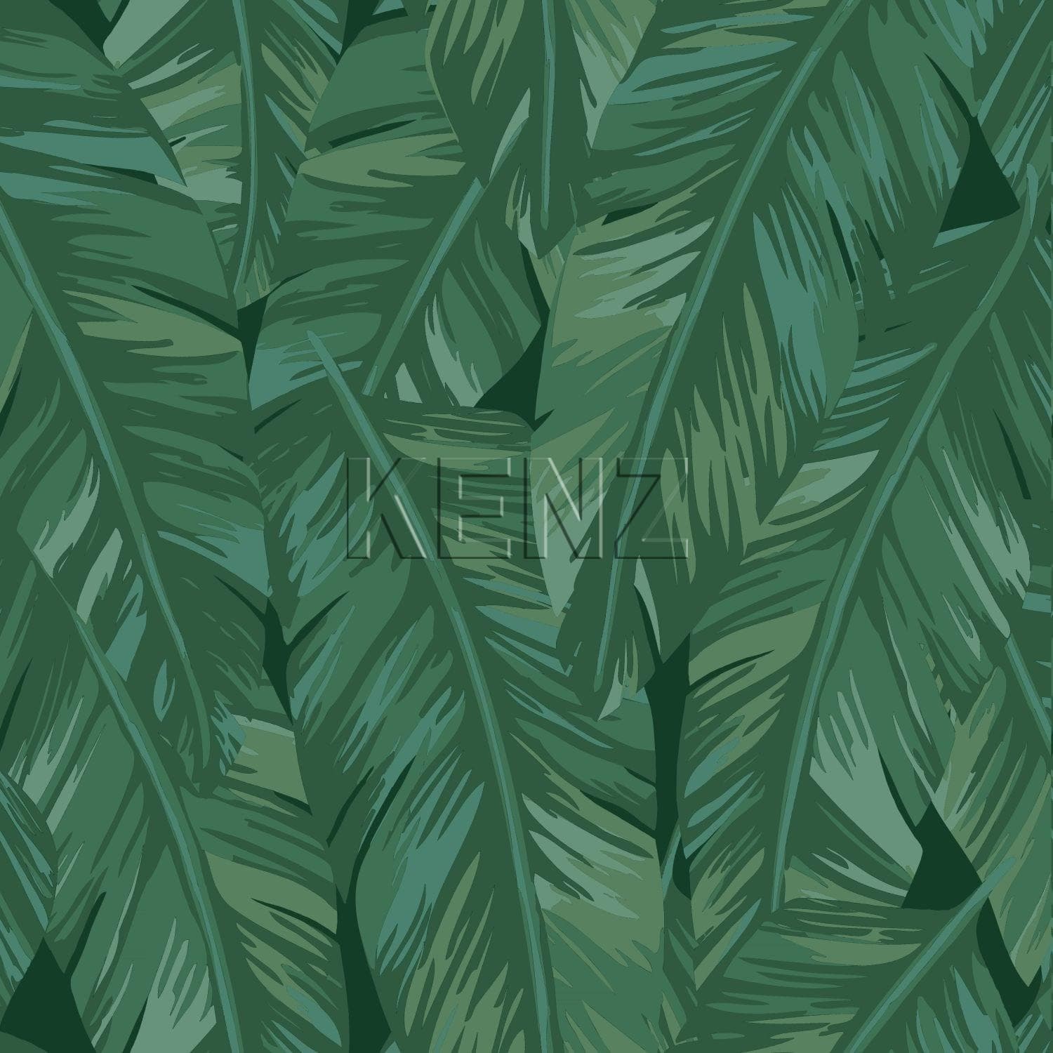 wallpaper banana leaves emerald green 139016