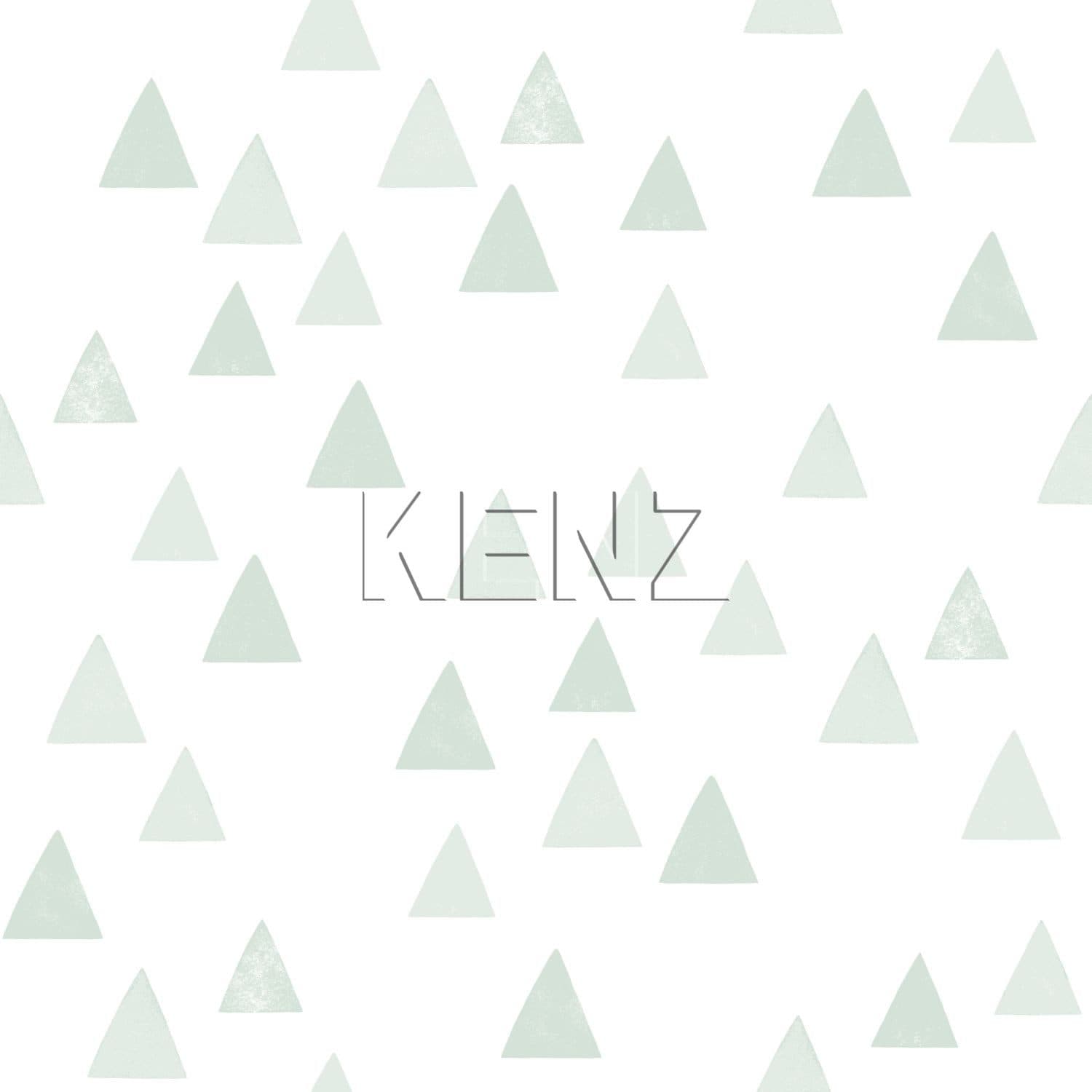 wallpaper graphic triangles mint green 139055