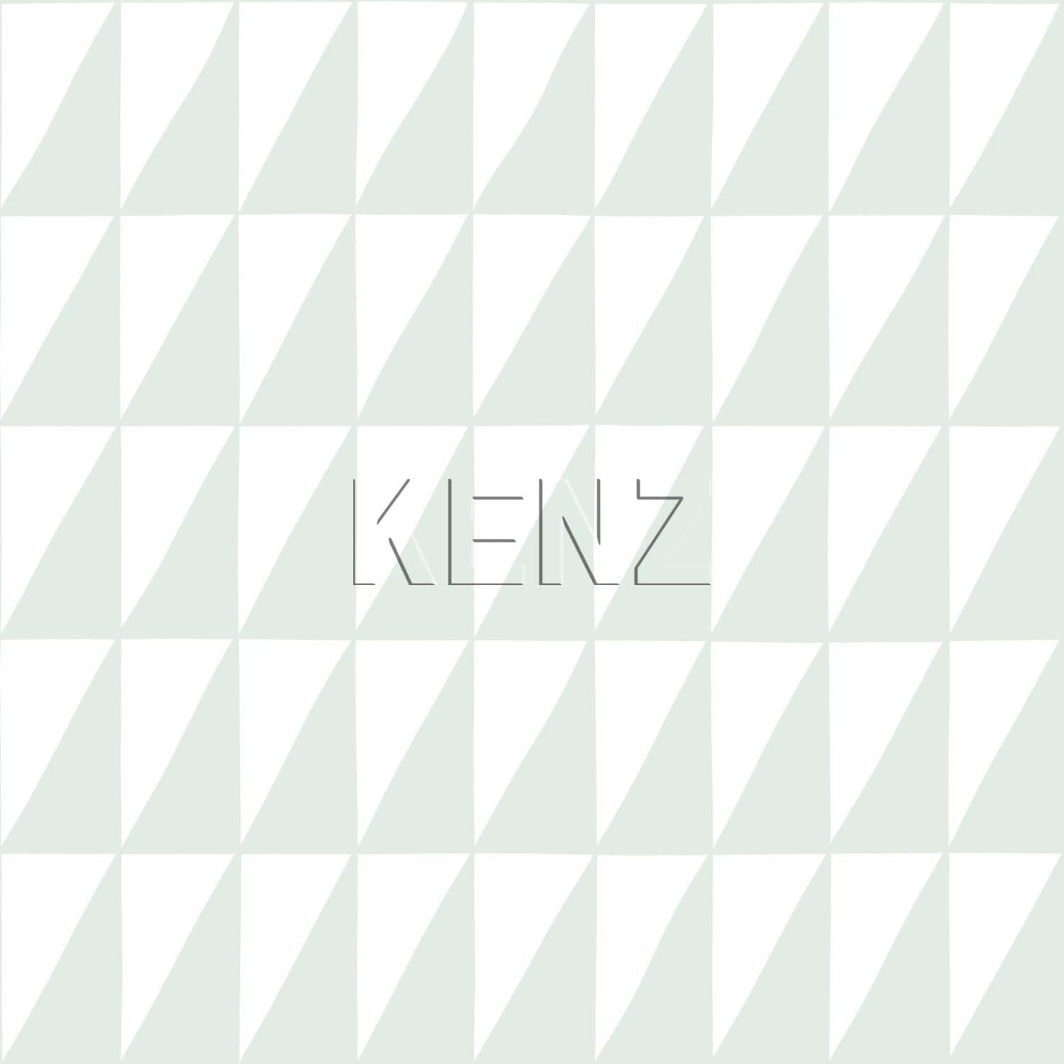 wallpaper graphic triangles mint green 139075