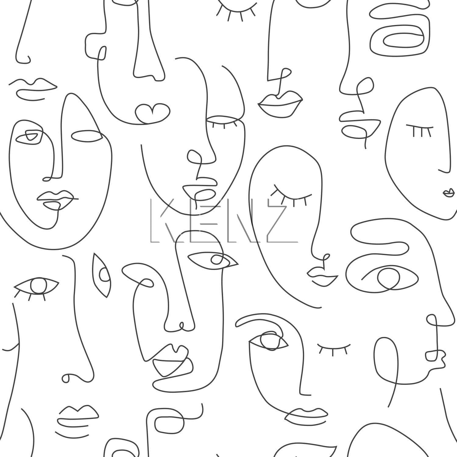 wallpaper faces black and white 139145