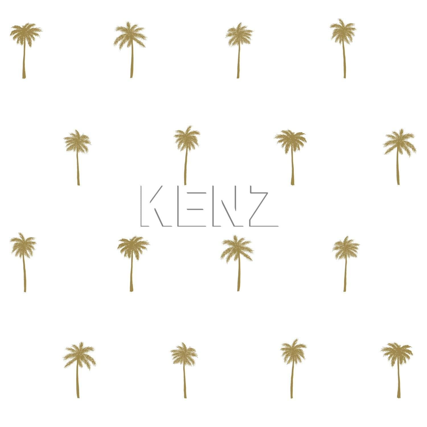 wallpaper palm trees white and gold 139158