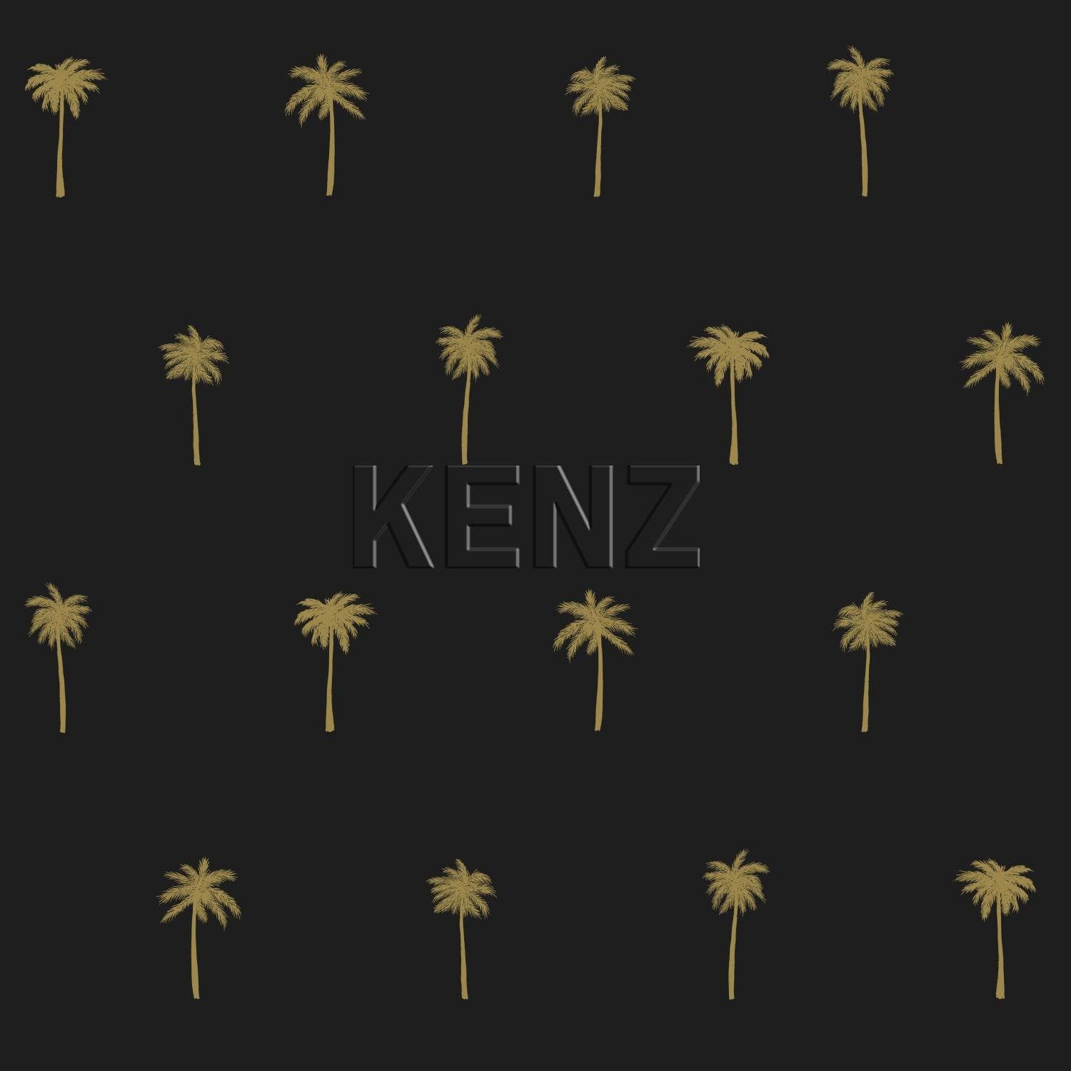 wallpaper palm trees black and gold 139161