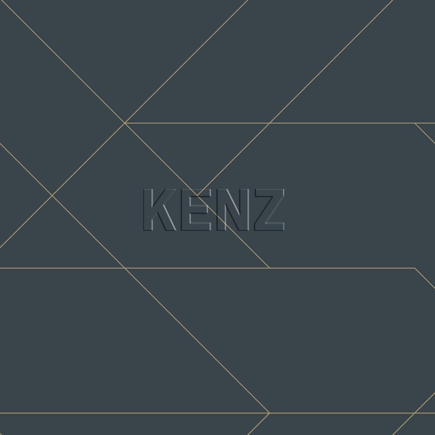 wallpaper graphic lines dark blue and gold 139213