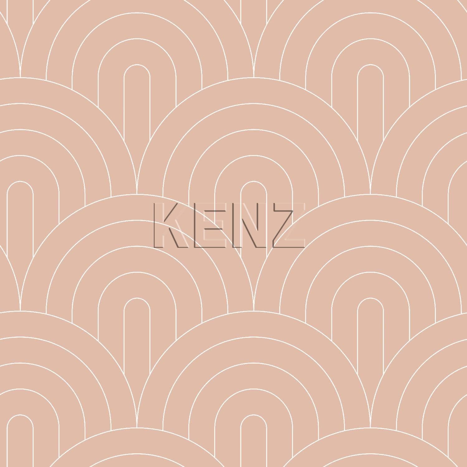 wallpaper art deco peach pink 139218
