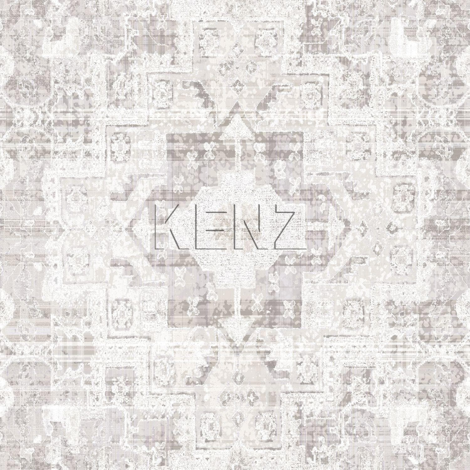 wallpaper oriental kilim carpet light warm gray 148654