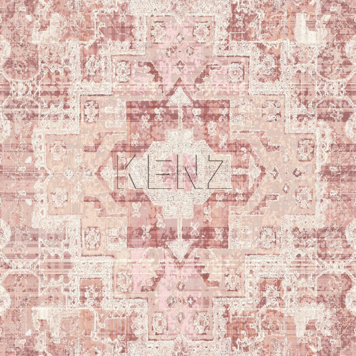 wallpaper oriental kilim carpet peach orange pink 148656