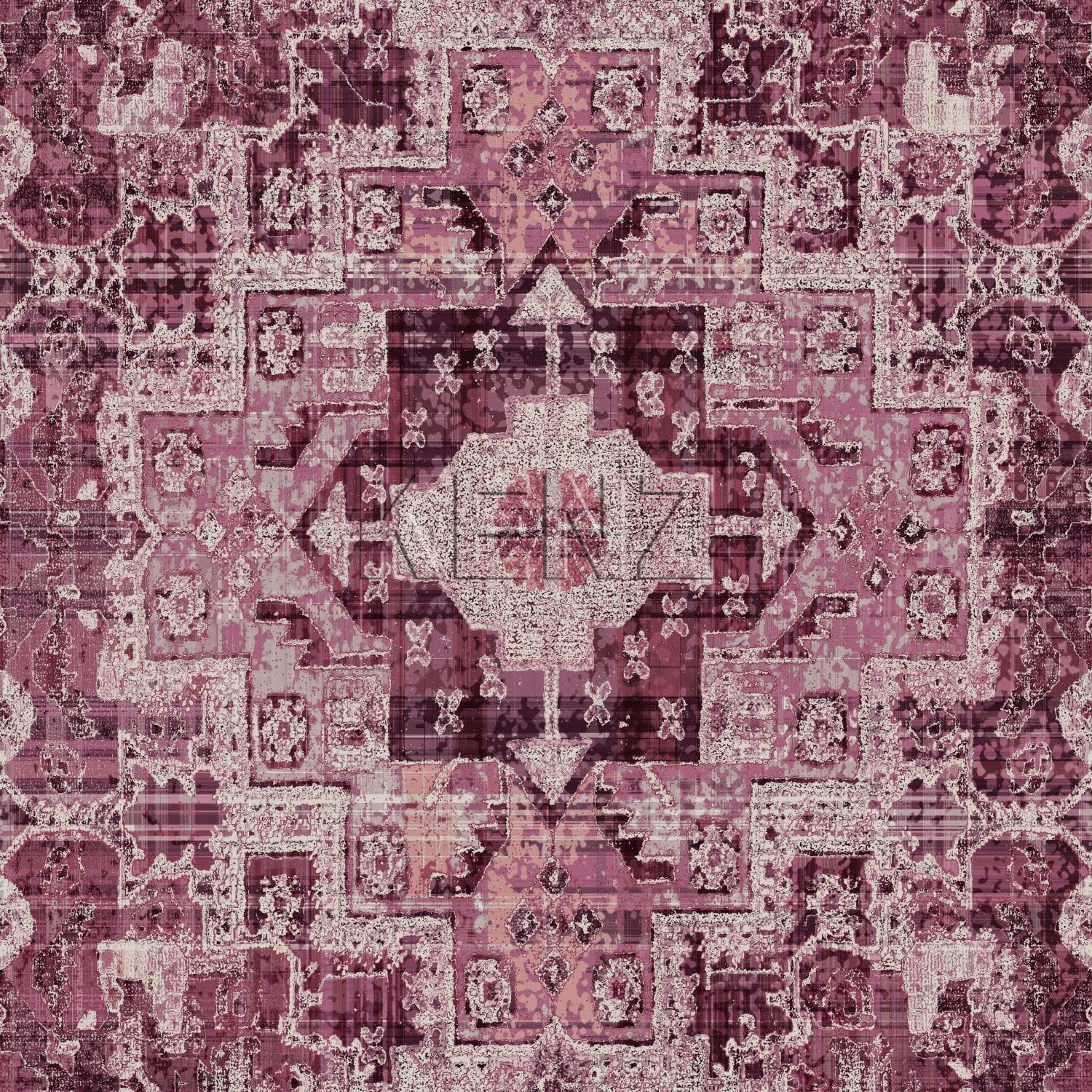 wallpaper oriental kilim carpet intense burgundy red 148657