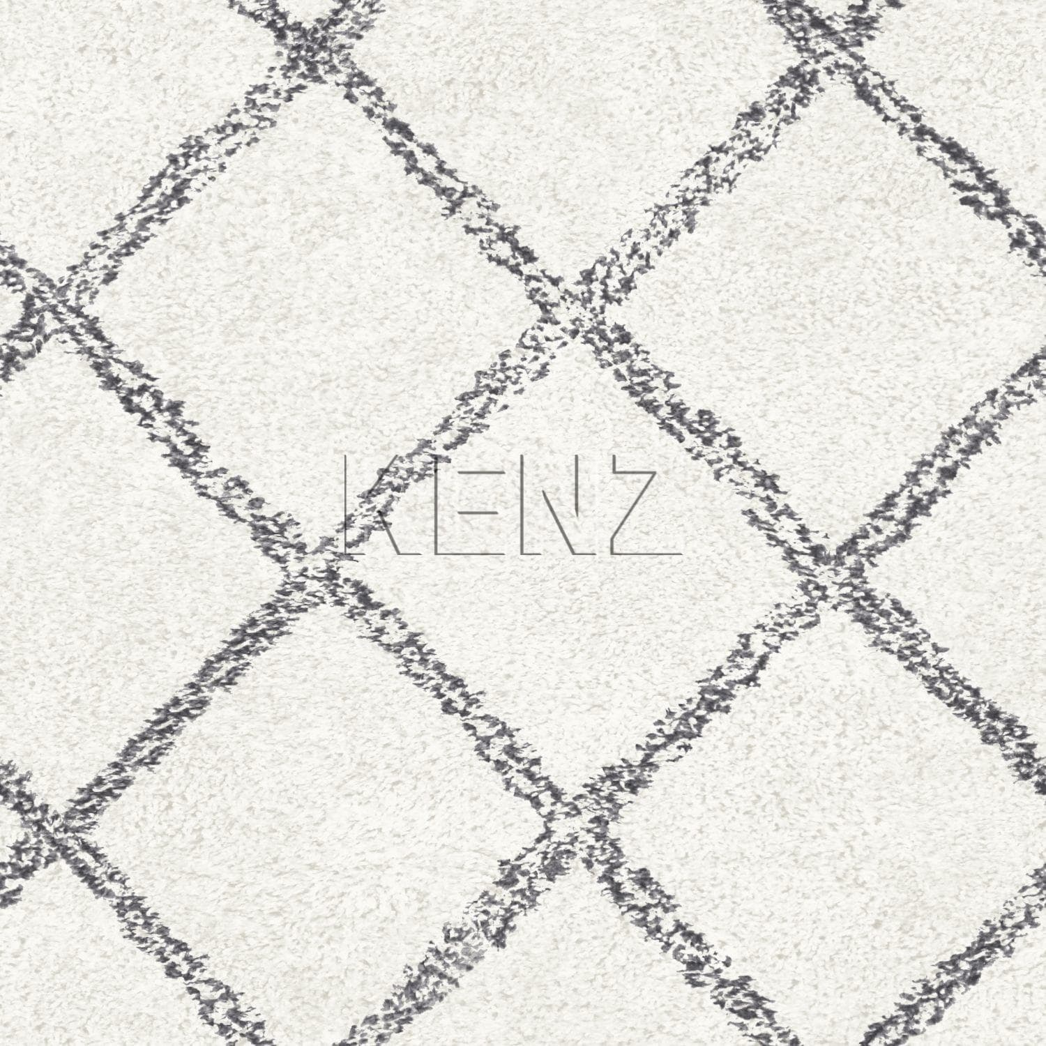 wallpaper oriental berber carpet black and matt white 148666